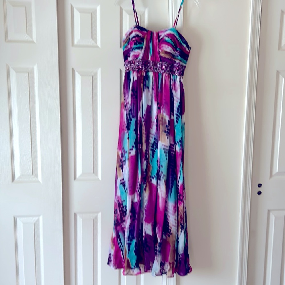 Fun Bright Graphic Camille La Vie dress Size 6